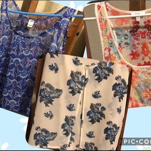 Lot of 3 sheer layering tanks 💕3/$15 or 5/$25💕